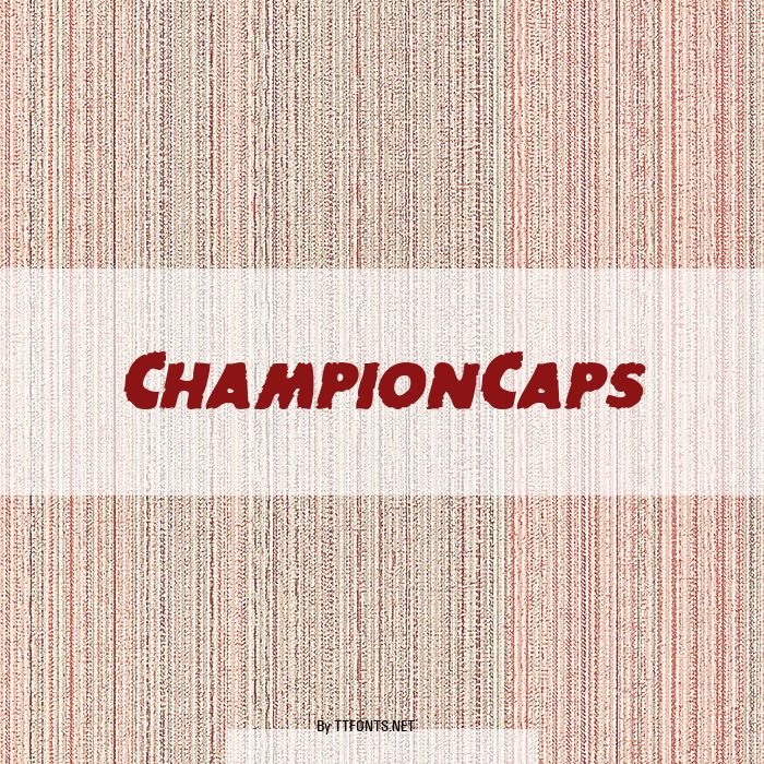 ChampionCaps example
