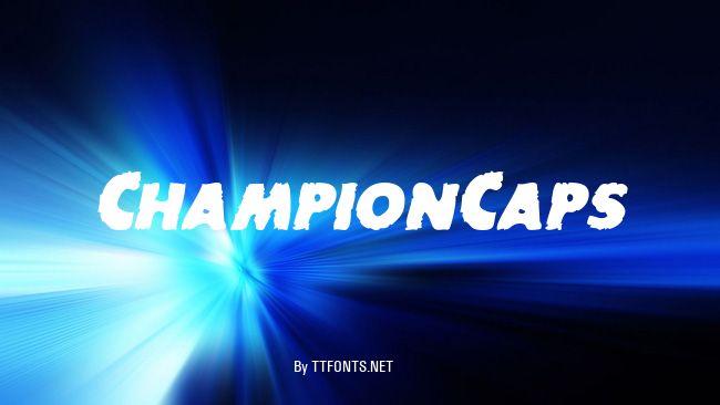 ChampionCaps example