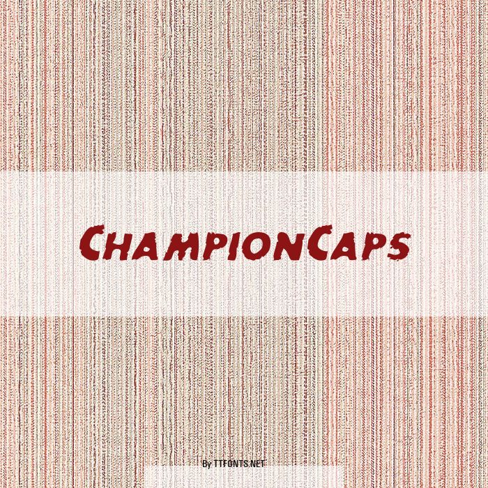 ChampionCaps example