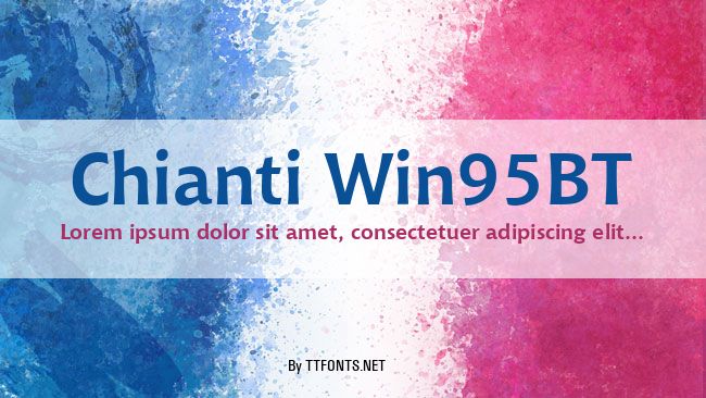 Chianti Win95BT example