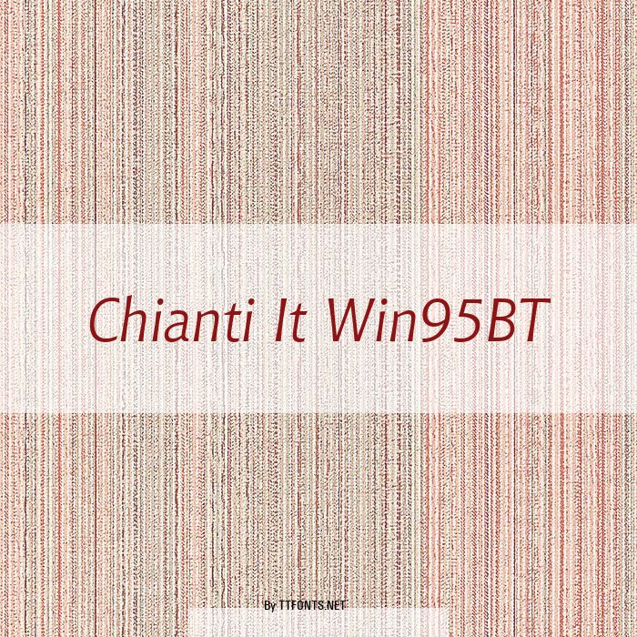 Chianti It Win95BT example