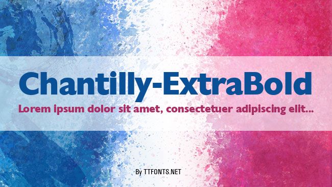 Chantilly-ExtraBold example