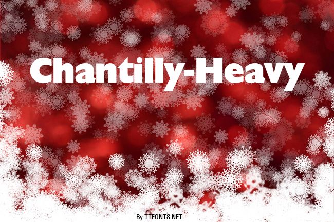 Chantilly-Heavy example