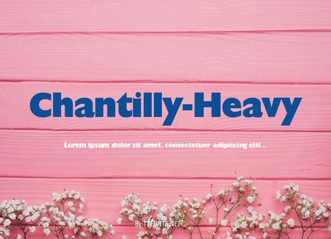 Chantilly-Heavy example