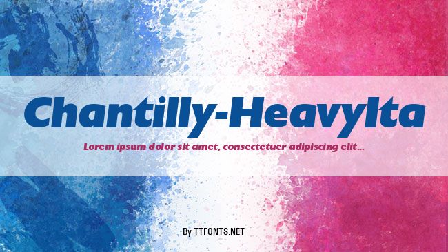 Chantilly-HeavyIta example