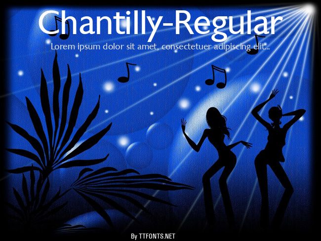 Chantilly-Regular example