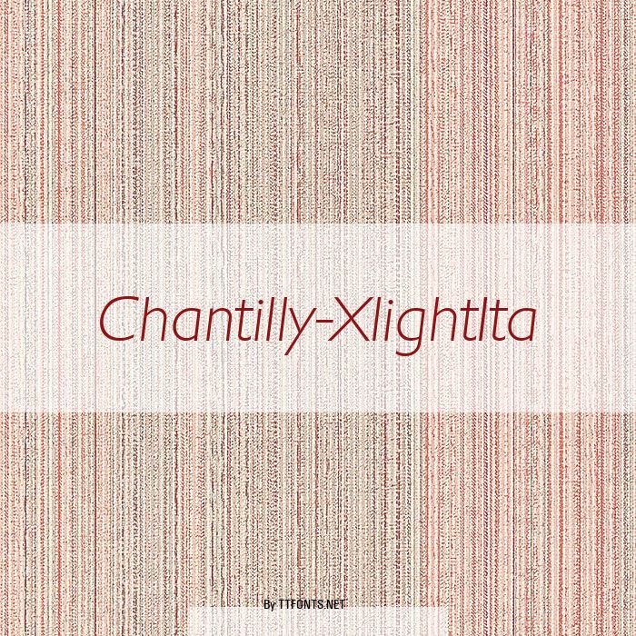 Chantilly-XlightIta example
