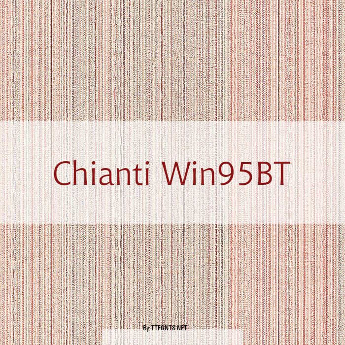 Chianti Win95BT example
