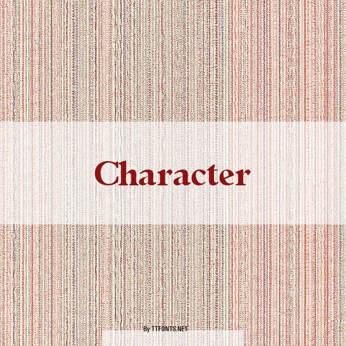 Character example