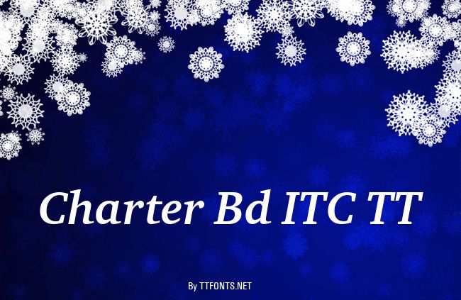Charter Bd ITC TT example