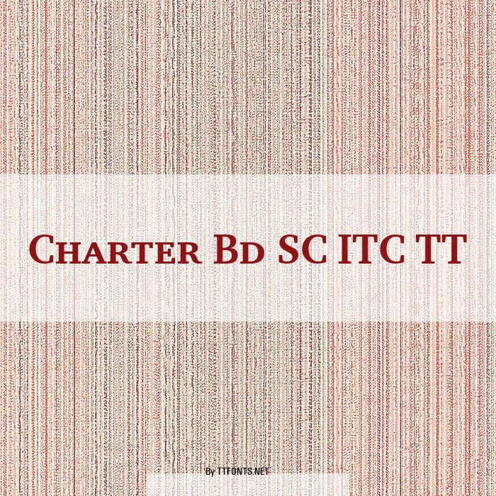 Charter Bd SC ITC TT example