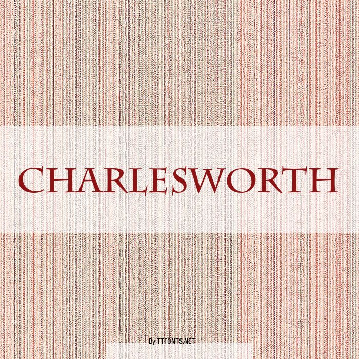 Charlesworth example