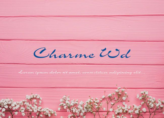 Charme Wd example