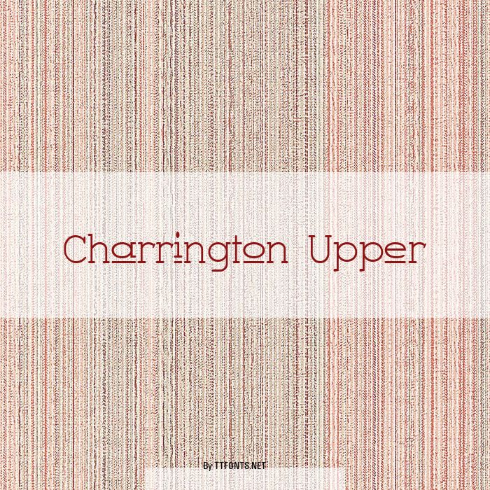 Charrington Upper example