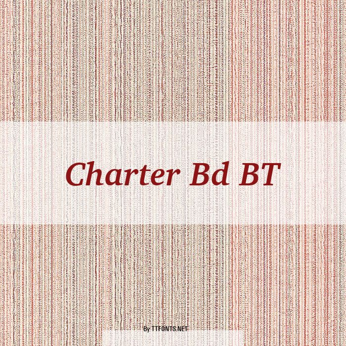 Charter Bd BT example