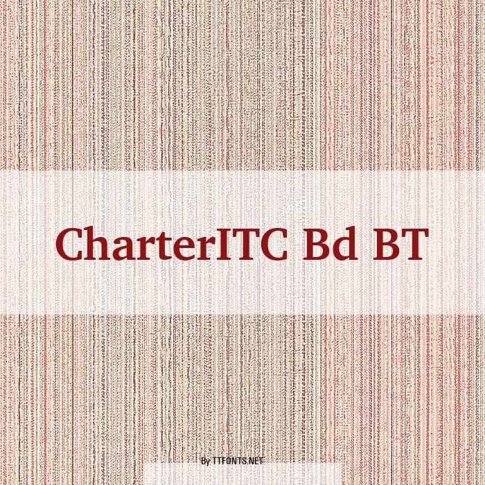 CharterITC Bd BT example