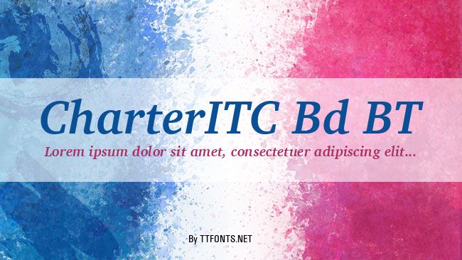 CharterITC Bd BT example