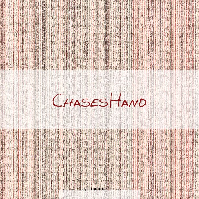 ChasesHand example