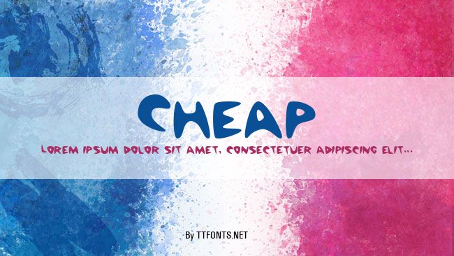 Cheap example
