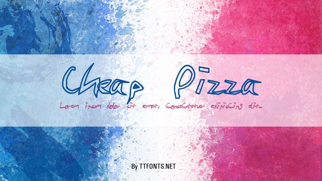 Cheap Pizza example