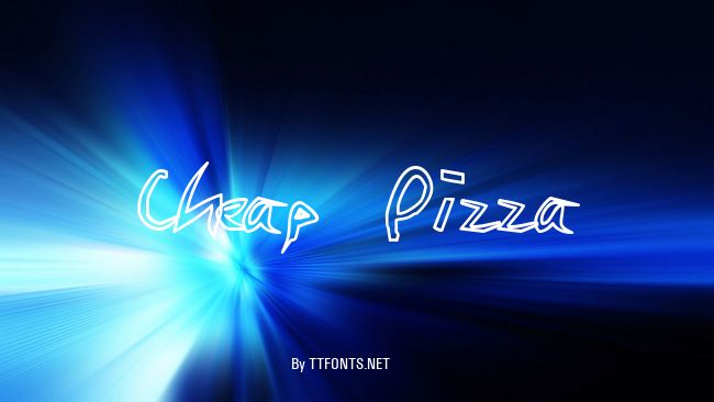 Cheap Pizza example