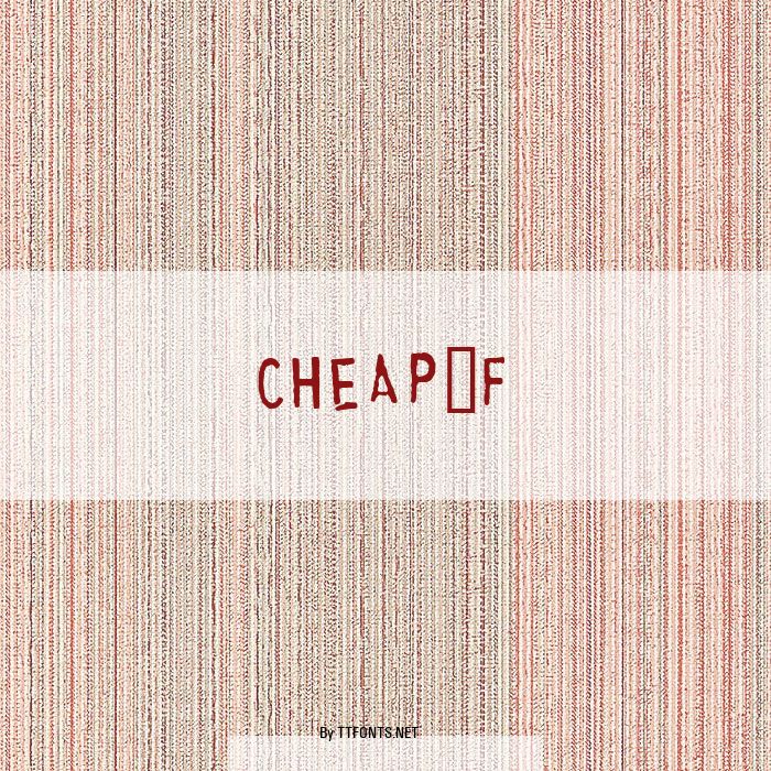CHEAP_F example