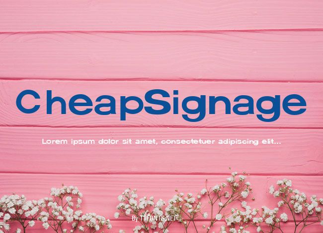 CheapSignage example