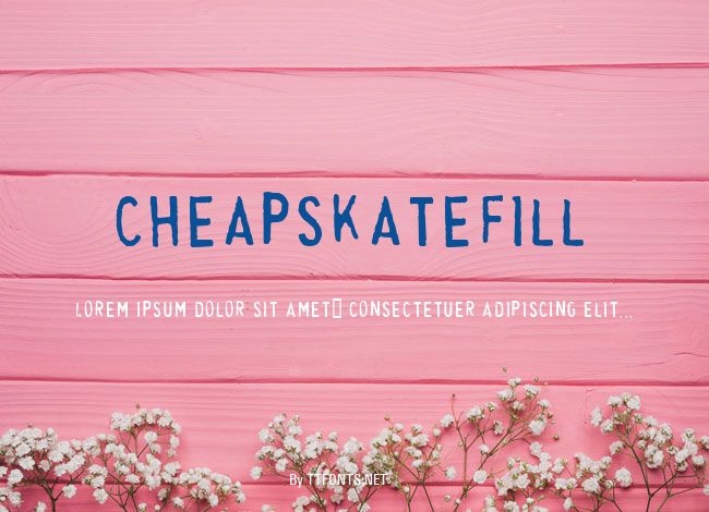 CheapskateFill example