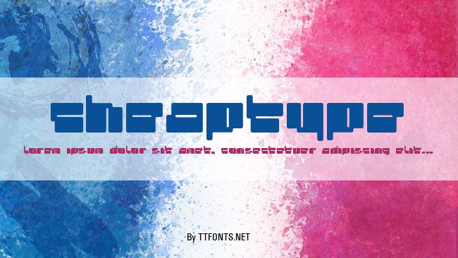 cheaptype example