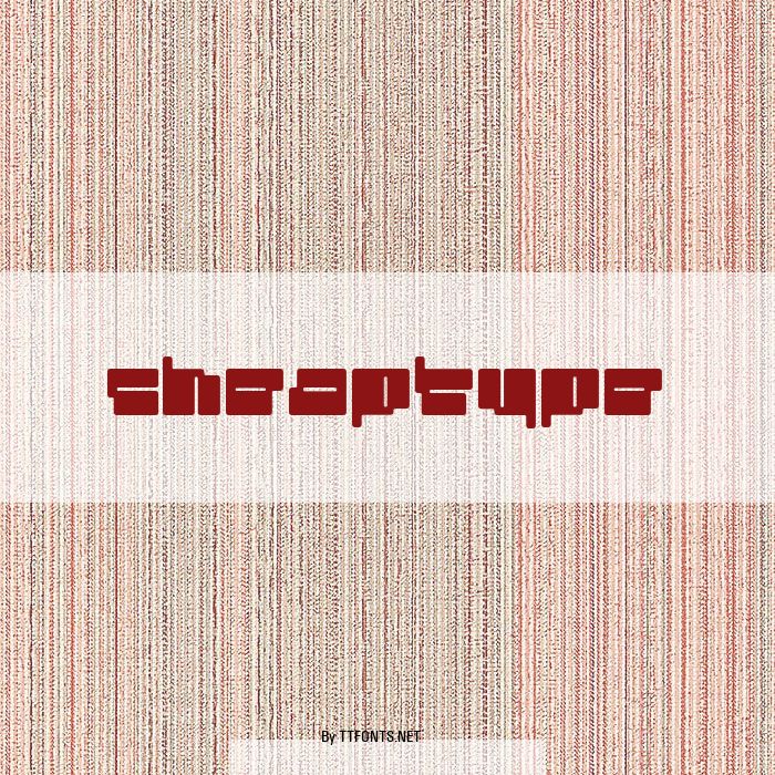cheaptype example