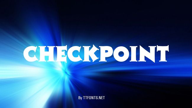 Checkpoint example