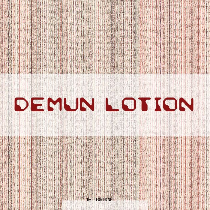 Demun Lotion example