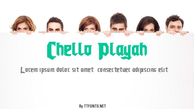 Chello Playah example