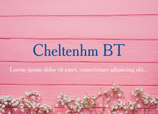 Cheltenhm BT example