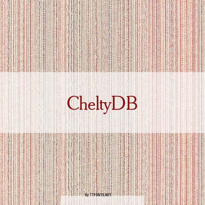 CheltyDB example