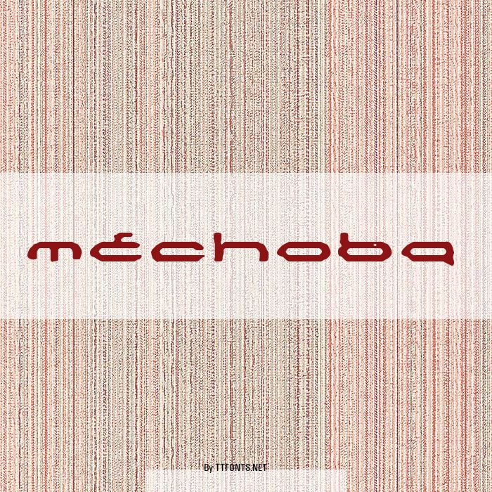 Mechoba example