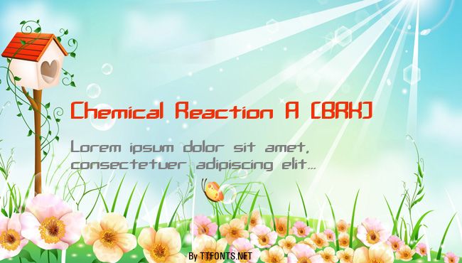 Chemical Reaction A (BRK) example