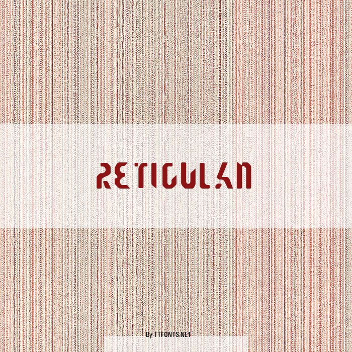 Reticulan example