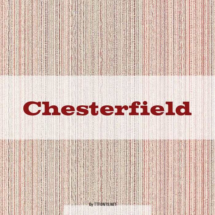 Chesterfield example