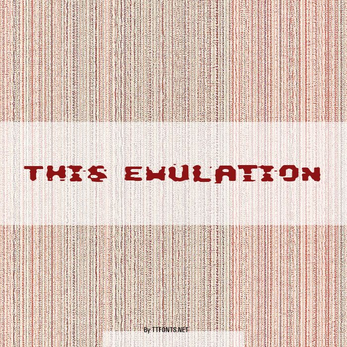 This Emulation example