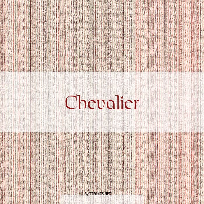 Chevalier example