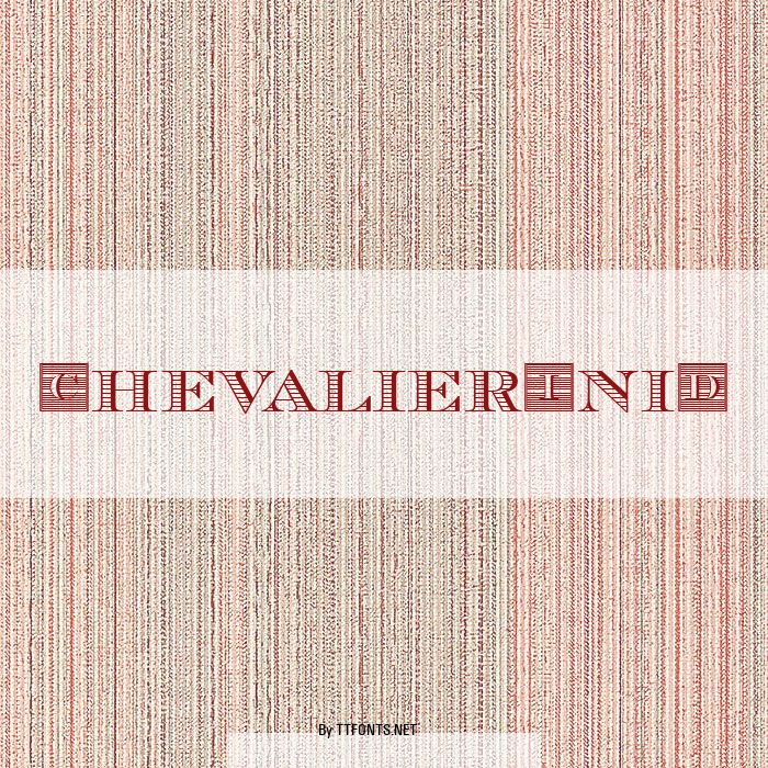 ChevalierIniD example