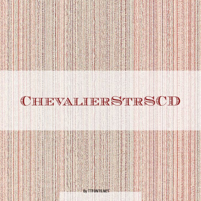 ChevalierStrSCD example