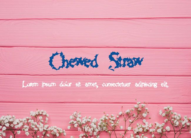 Chewed Straw example