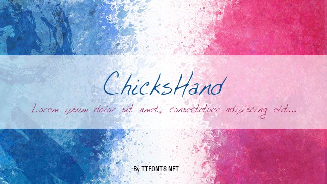 ChicksHand example