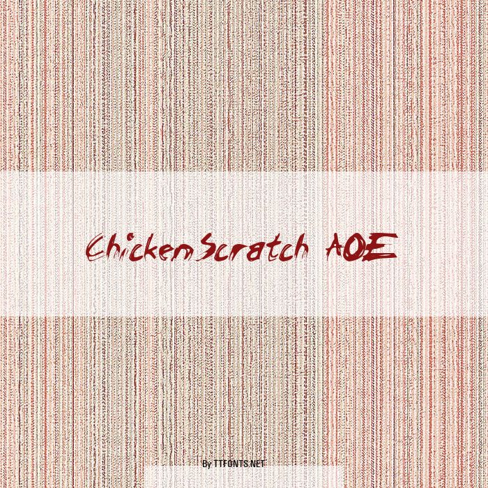ChickenScratch AOE example