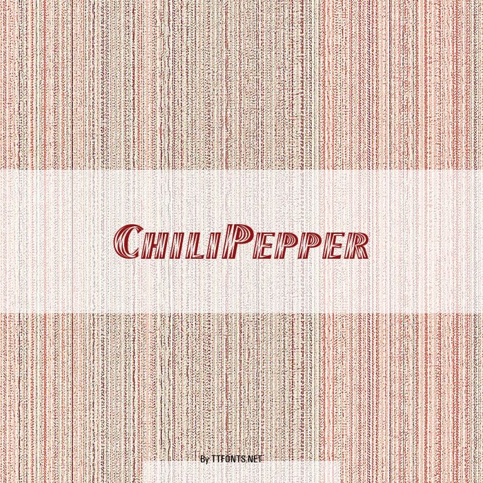 ChiliPepper example