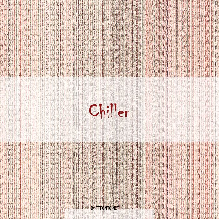 Chiller example