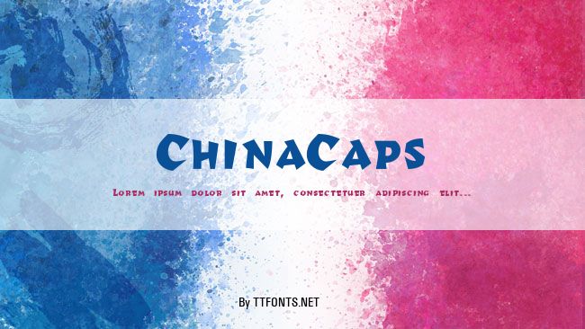 ChinaCaps example