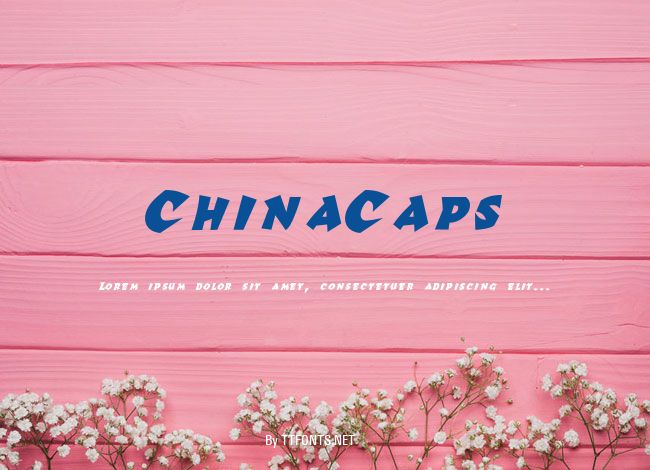 ChinaCaps example